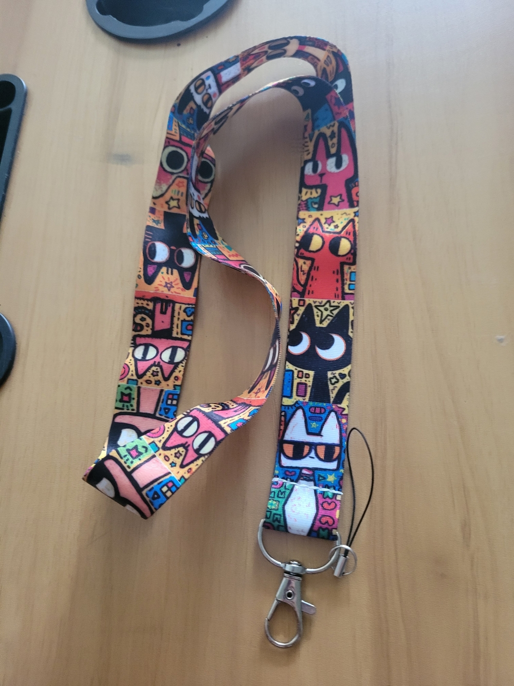๐NEW๐Colorful Cat Pattern Phone Lanyard - Multi-Color - Picture 3 of 3